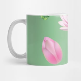 Hong Kong Lotus Pastel Green  - Yoga Calm Vibe Mug